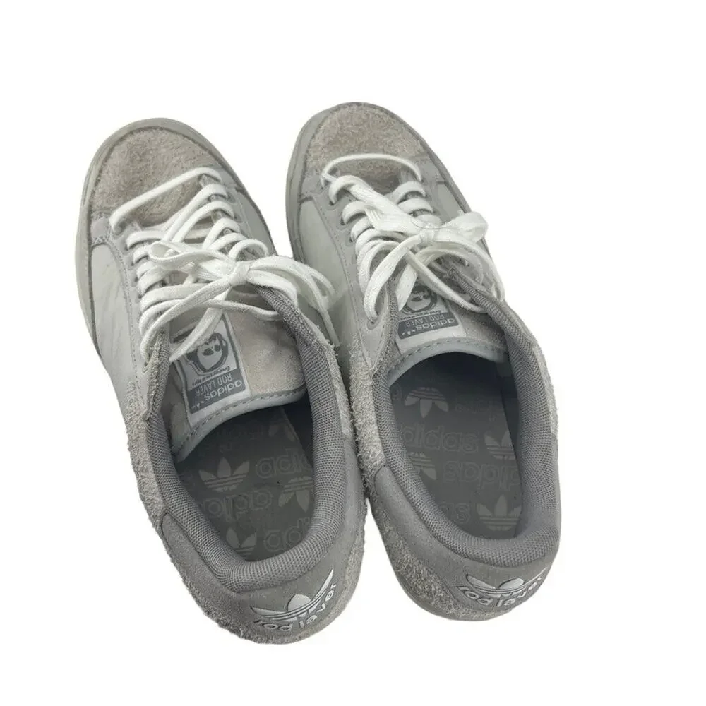 Adidas Rod Laver Triple Grey  H02189 Wolf Grey Suede Mens Size 8